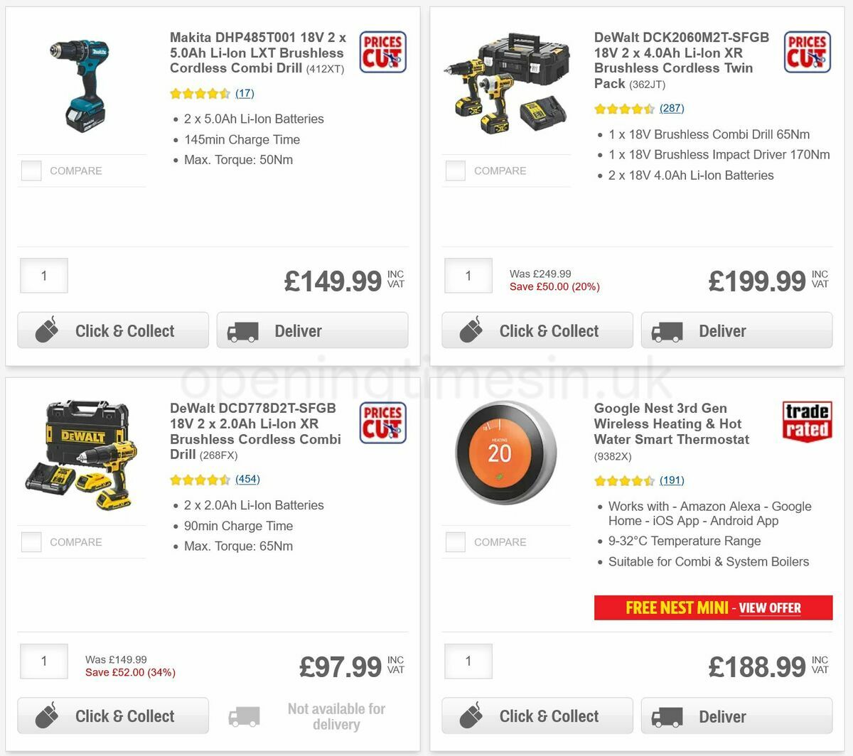 Screwfix Offers from 20 September