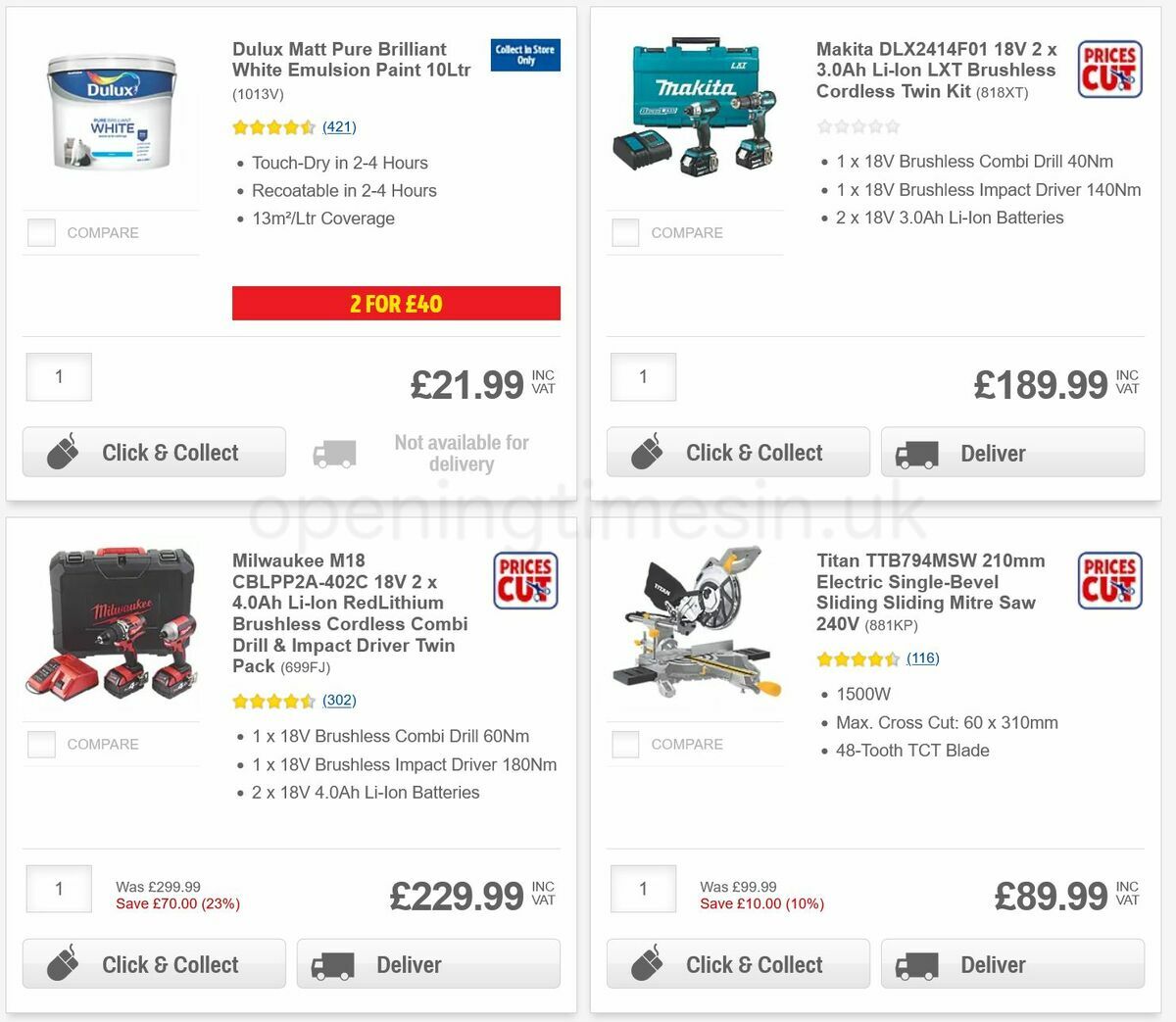 Screwfix Offers from 20 September