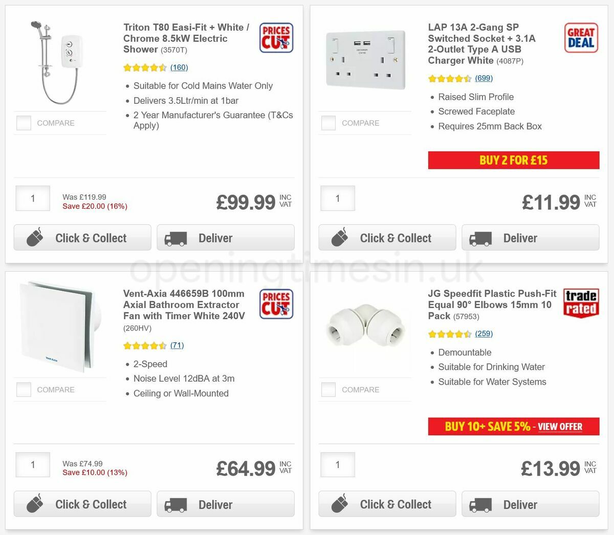 Screwfix Offers from 20 September