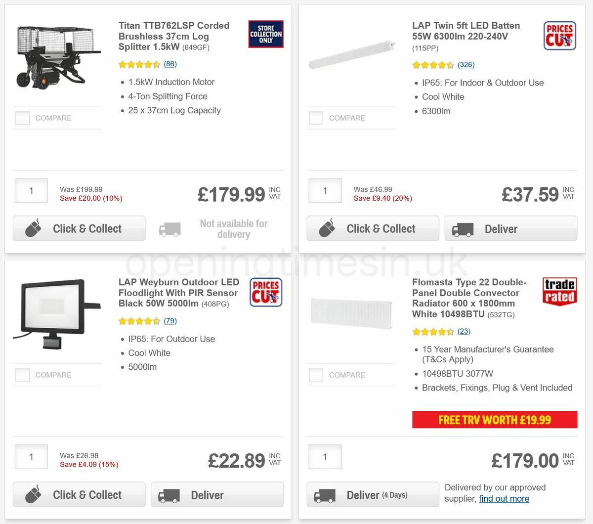 Screwfix Offers from 14 October