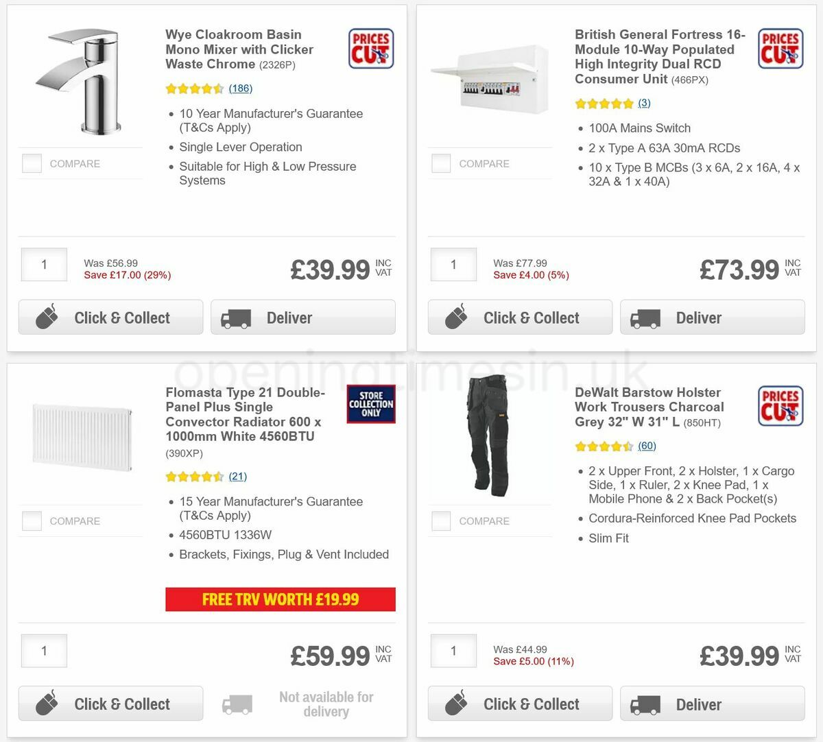Screwfix Offers from 14 October