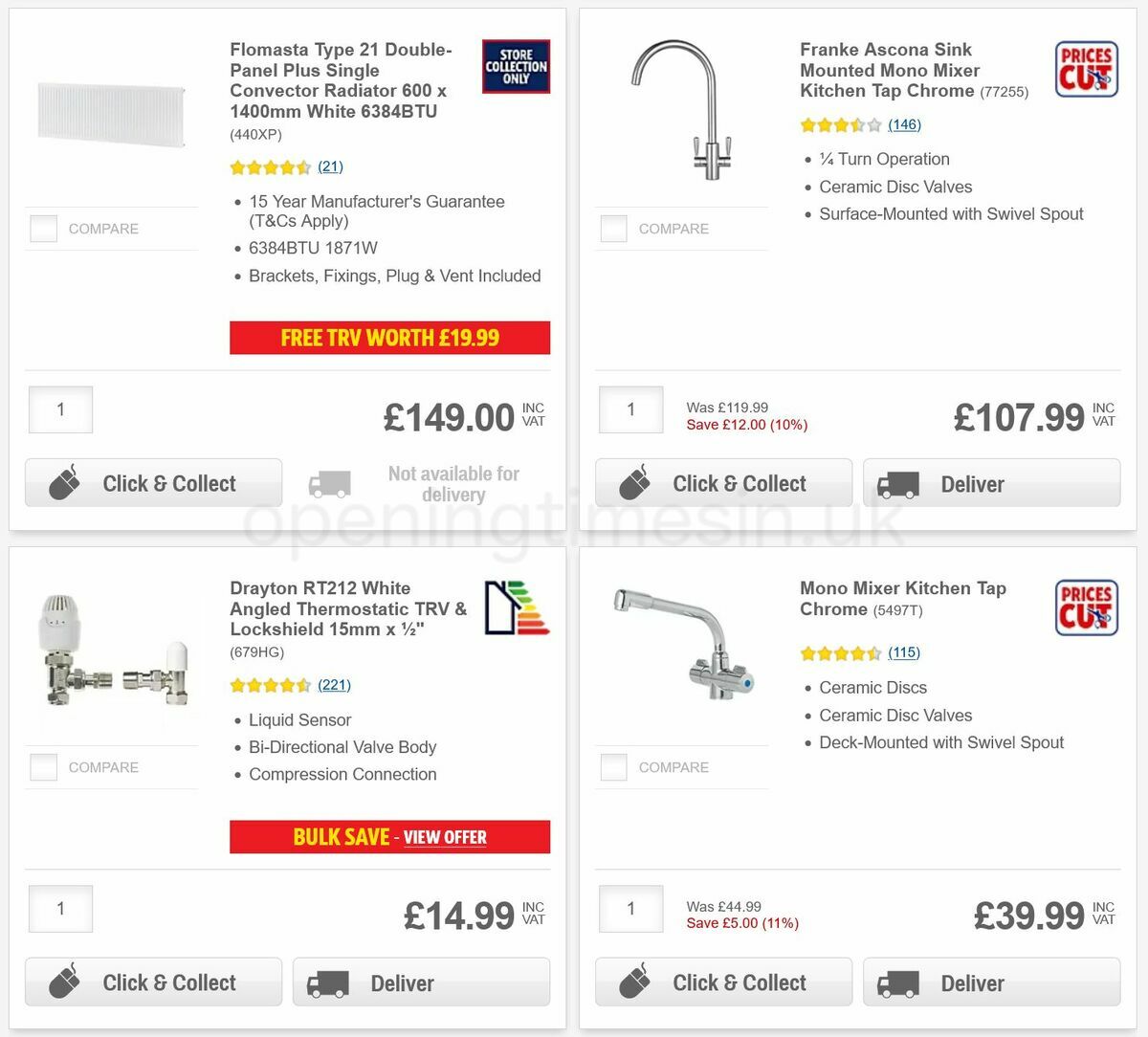 Screwfix Offers from 14 October