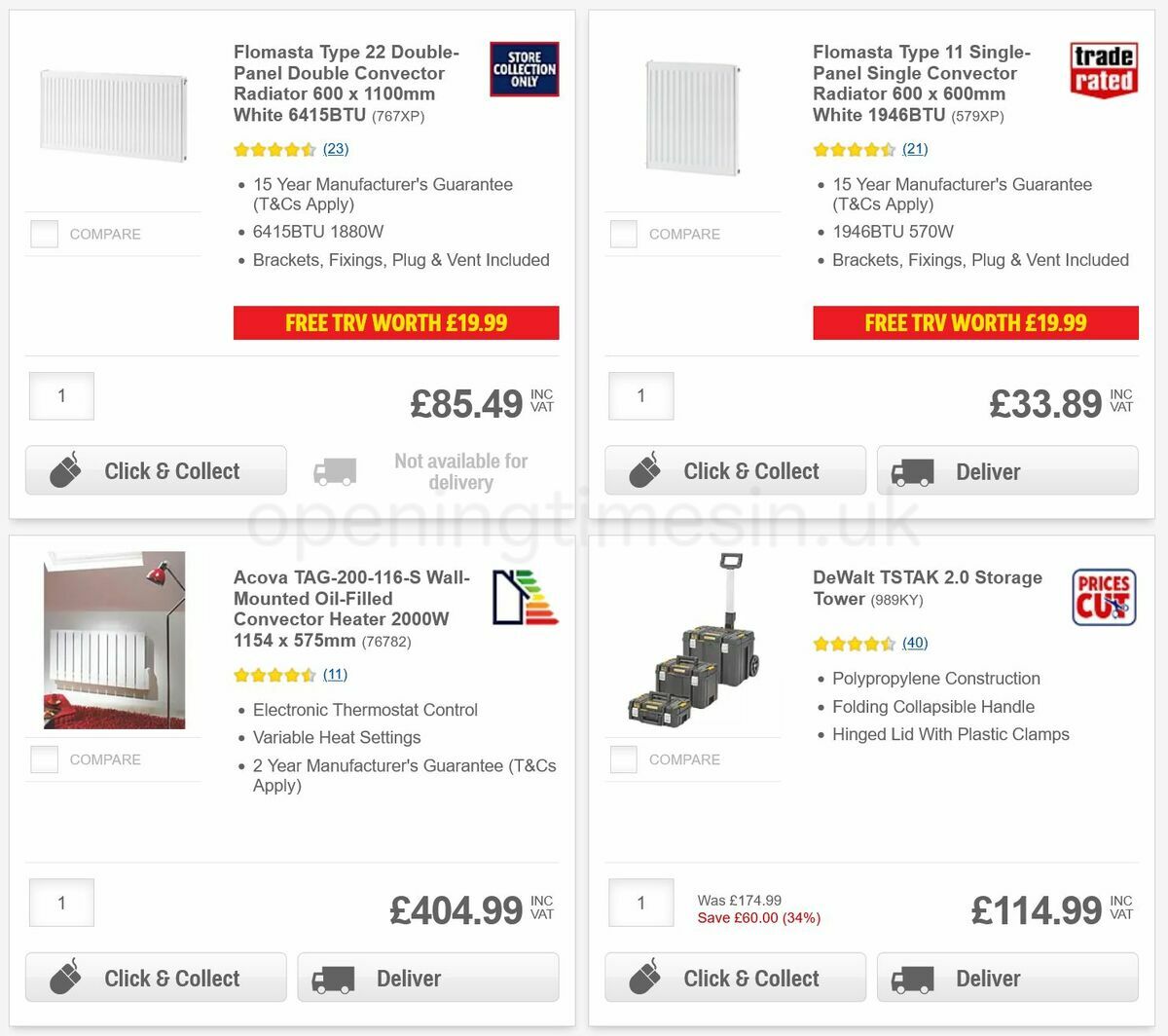 Screwfix Offers from 14 October