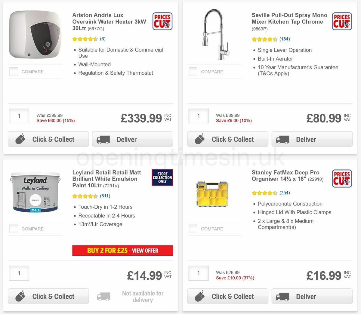 Screwfix Offers from 14 October