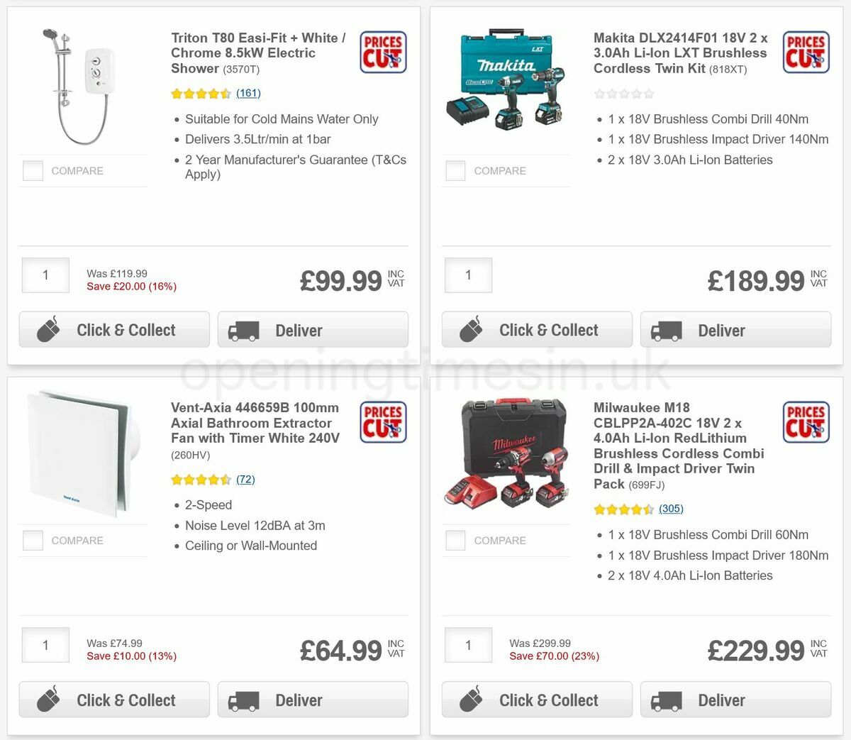 Screwfix Offers from 14 October