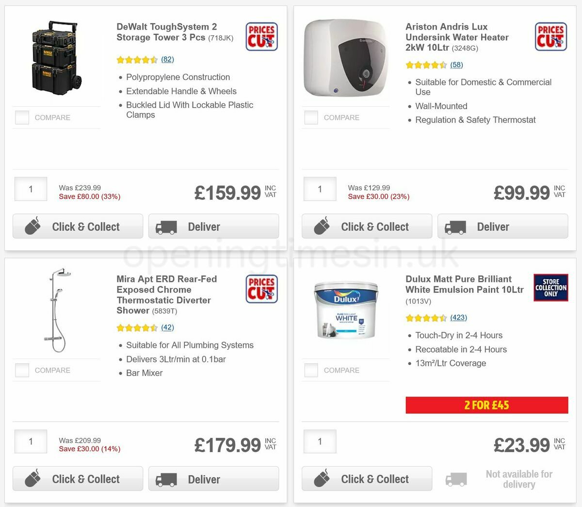 Screwfix Offers from 14 October