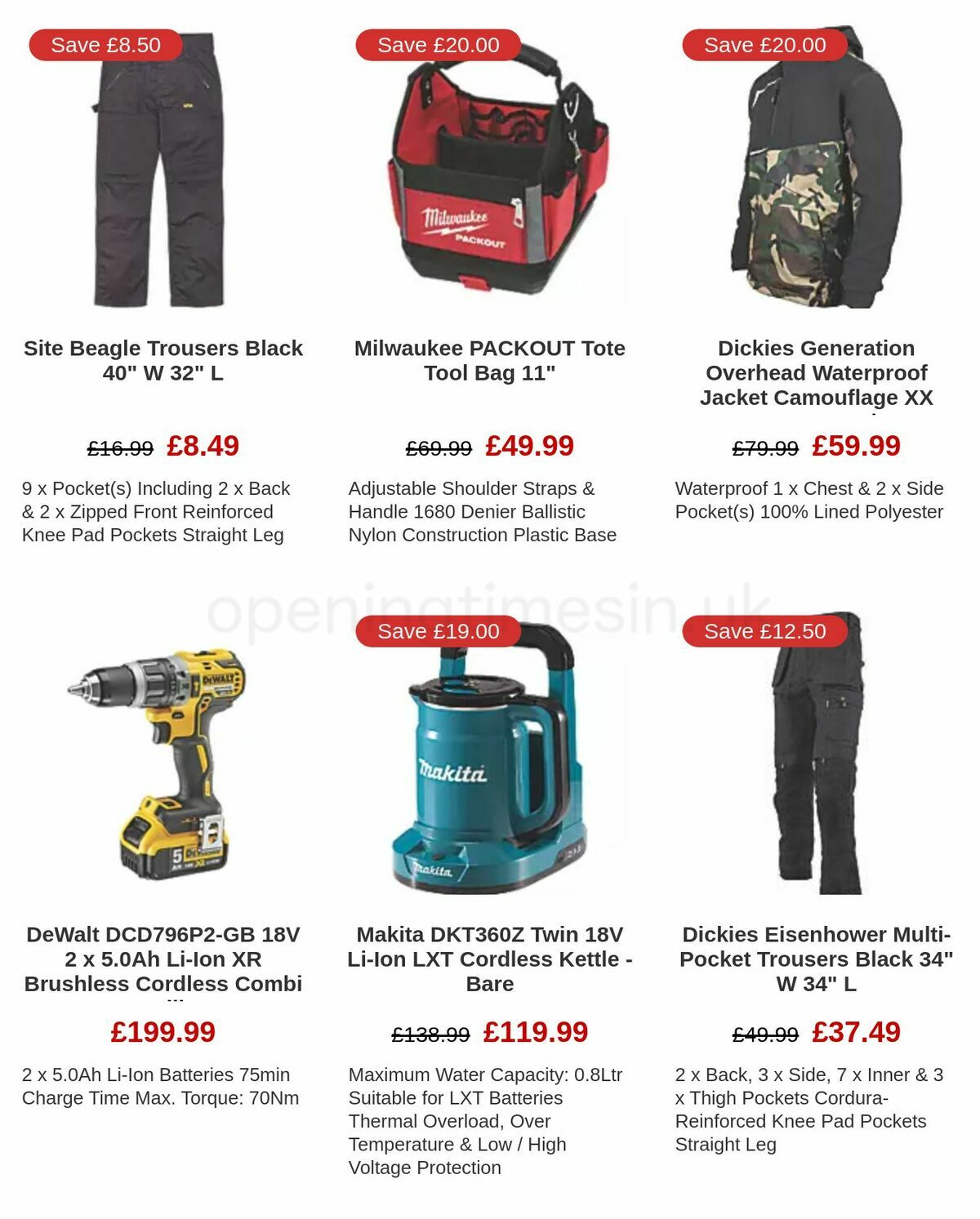 Screwfix Offers from 16 November