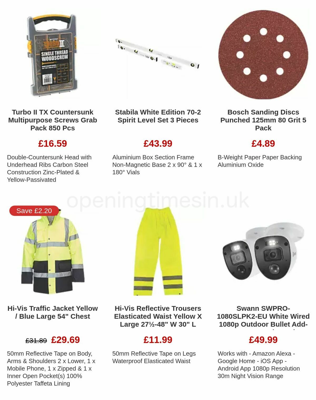 Screwfix Clearance Offers from 17 November