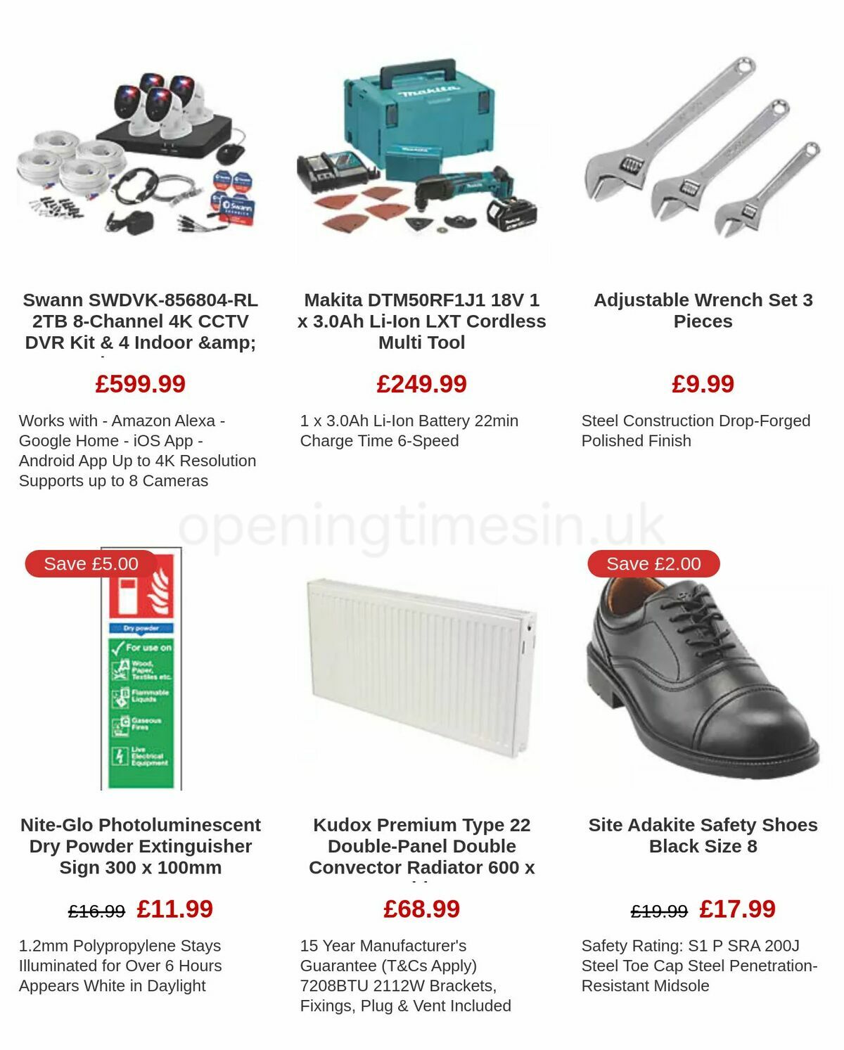 Screwfix Clearance Offers from 17 November