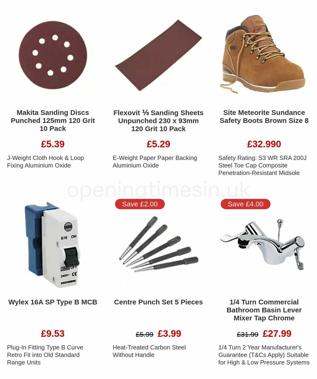 Screwfix Clearance Offers from 17 November