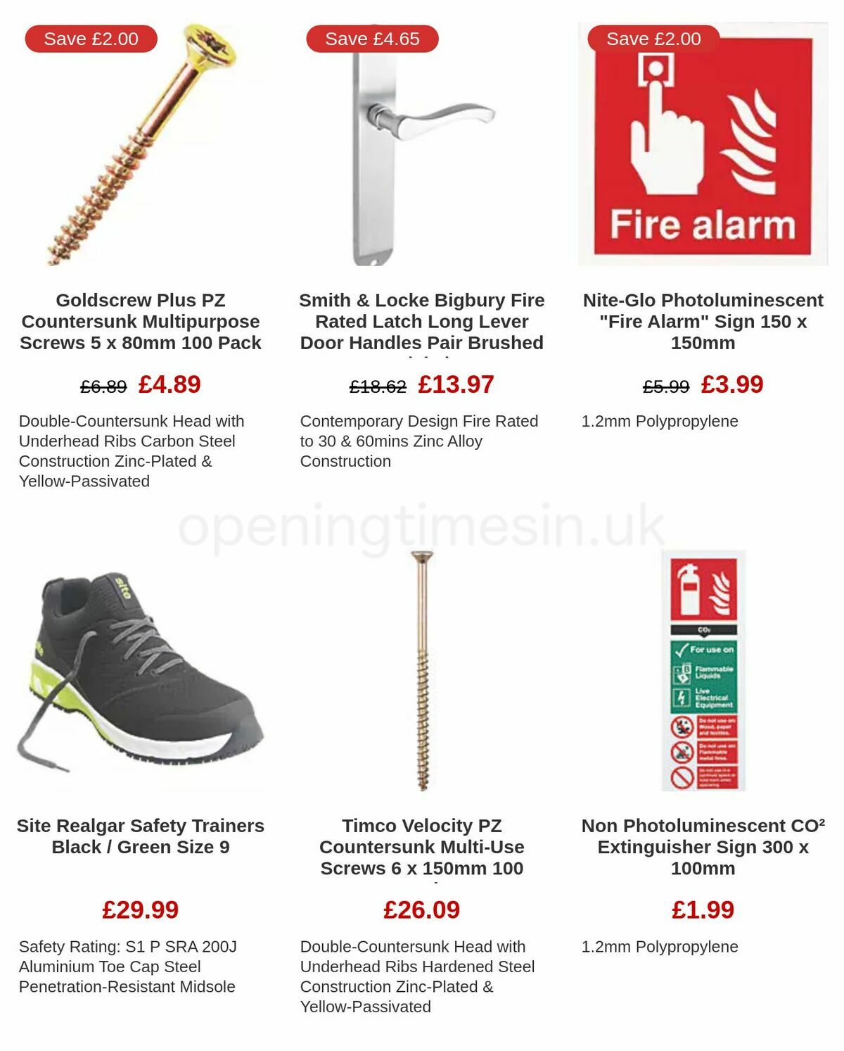 Screwfix Clearance Offers from 17 November