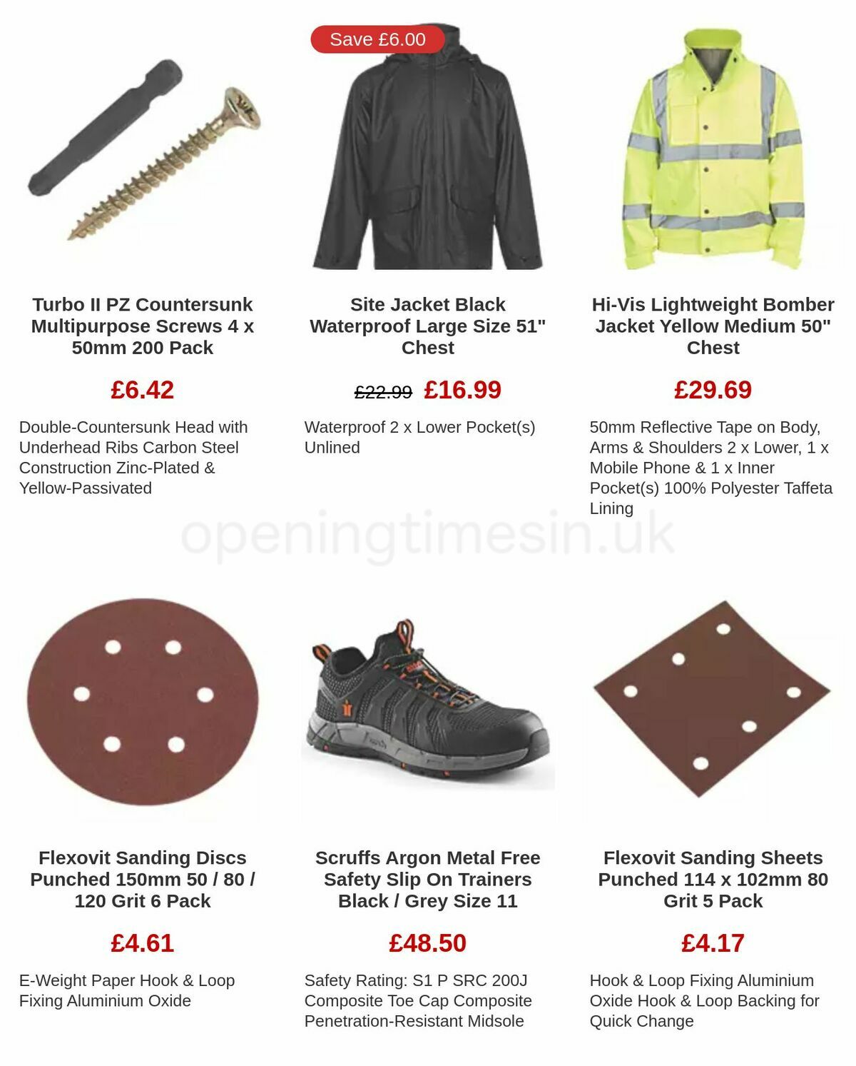 Screwfix Clearance Offers from 17 November