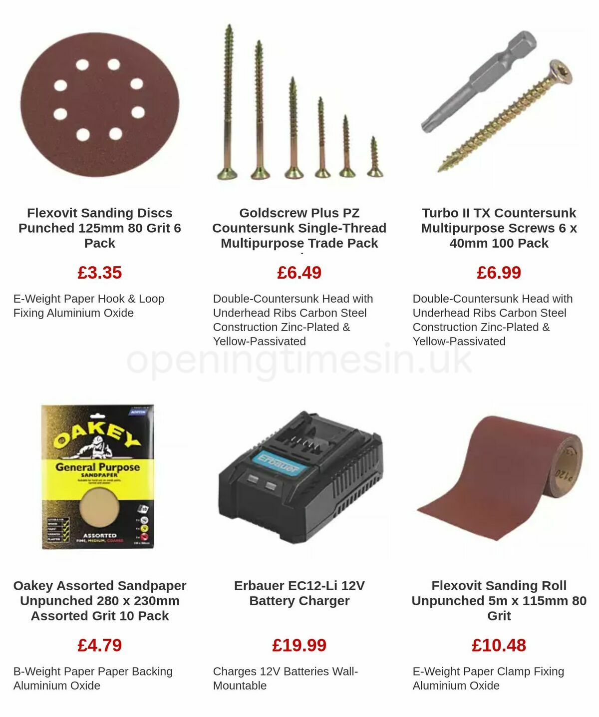 Screwfix Clearance Offers from 17 November