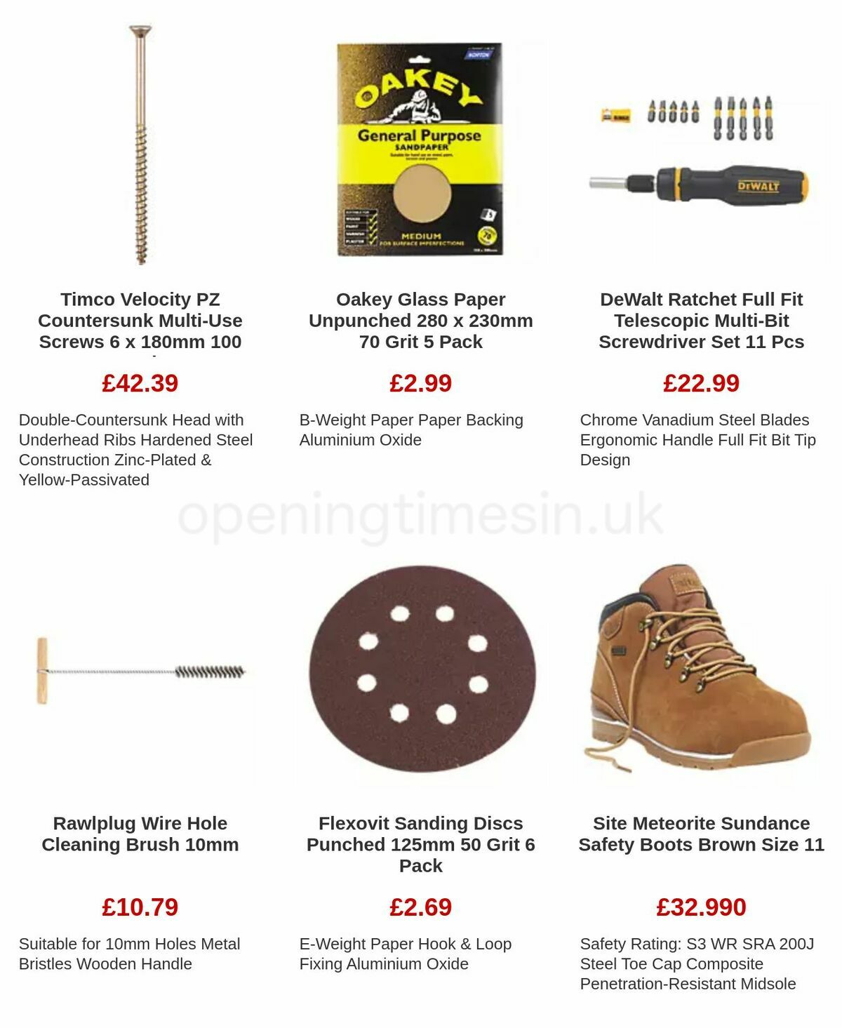 Screwfix Clearance Offers from 17 November