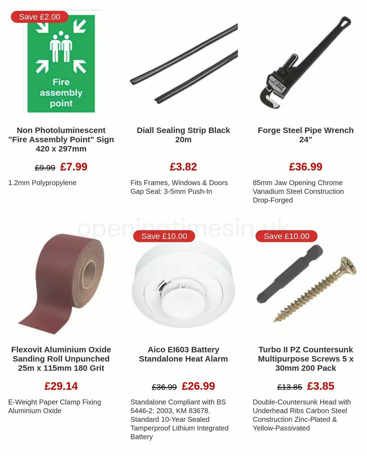 Screwfix Clearance Offers from 17 November