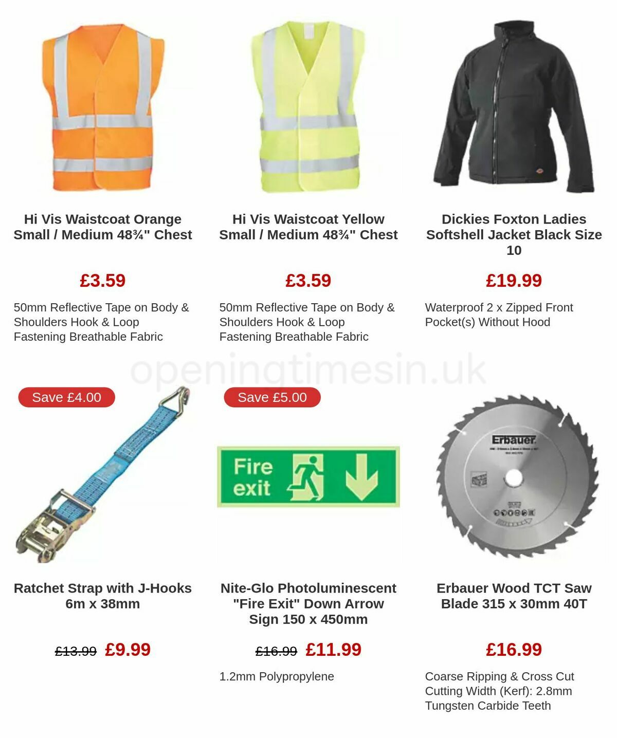 Screwfix Clearance Offers from 17 November