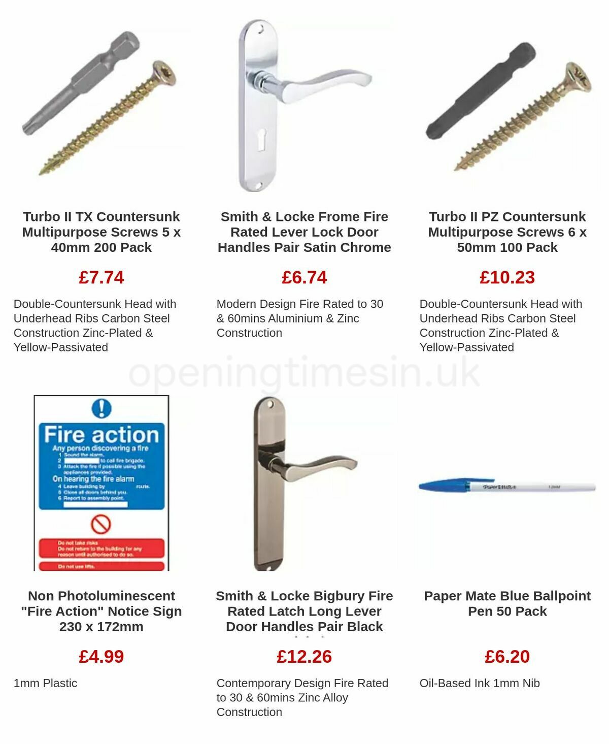 Screwfix Clearance Offers from 17 November