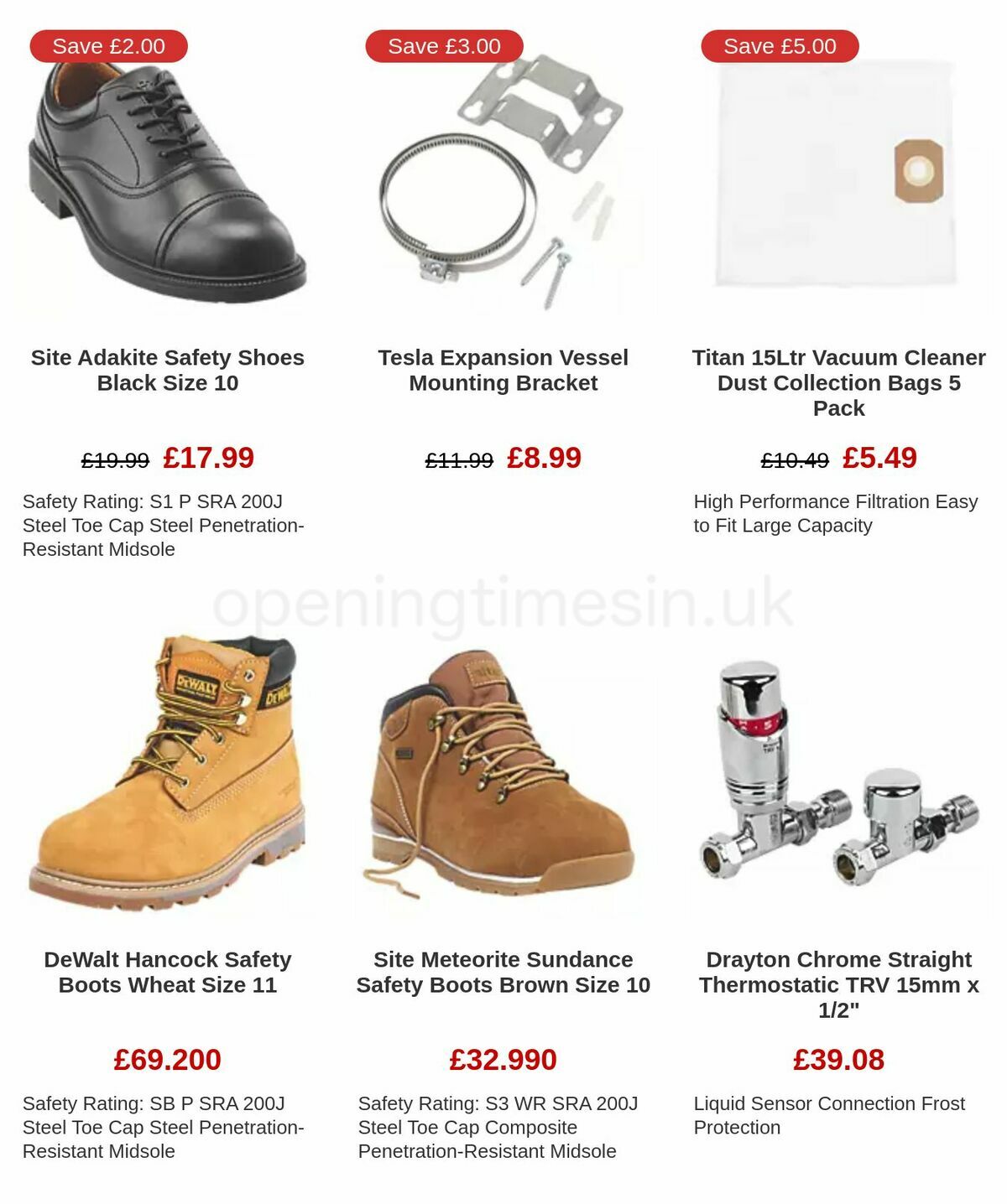 Screwfix Clearance Offers from 17 November