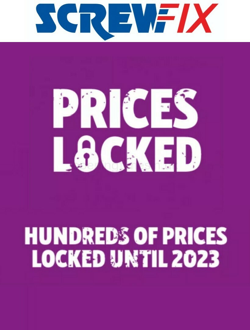 Screwfix Prices Locked Offers from 4 December