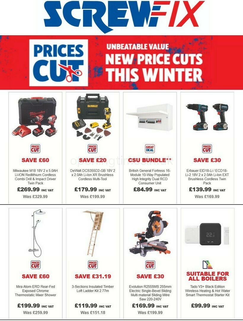 Screwfix Offers from 6 January