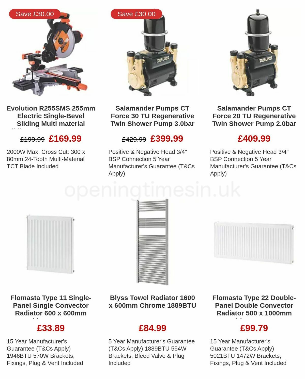 Screwfix Offers from 6 January