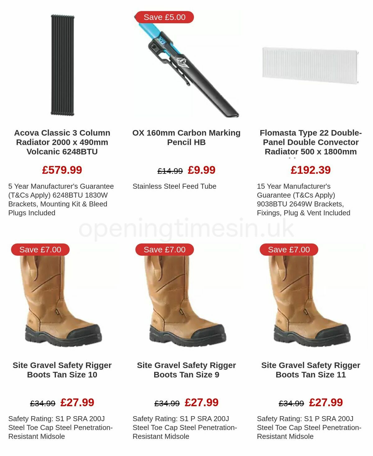 Screwfix Offers from 6 January