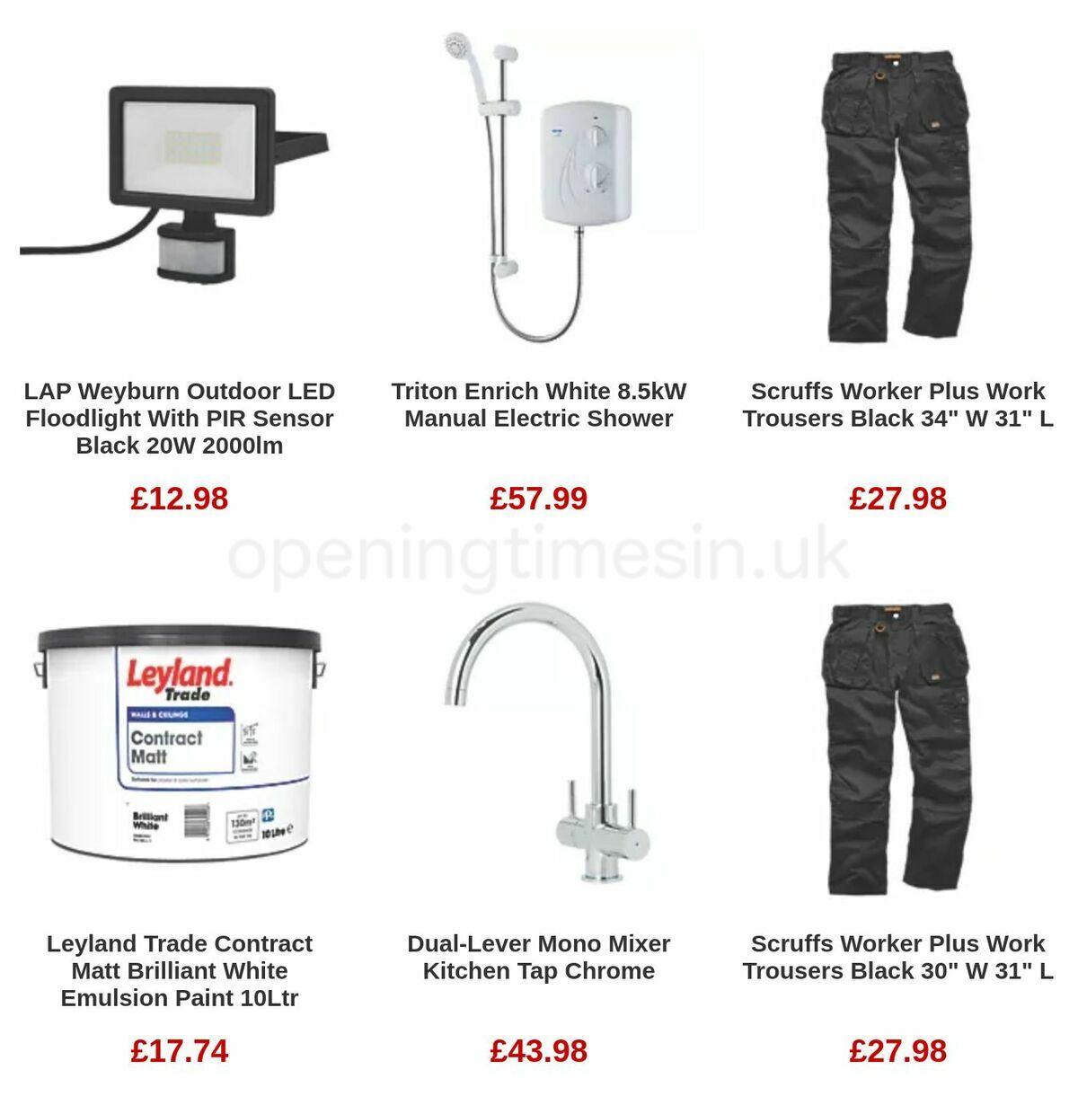 Screwfix Offers from 9 March
