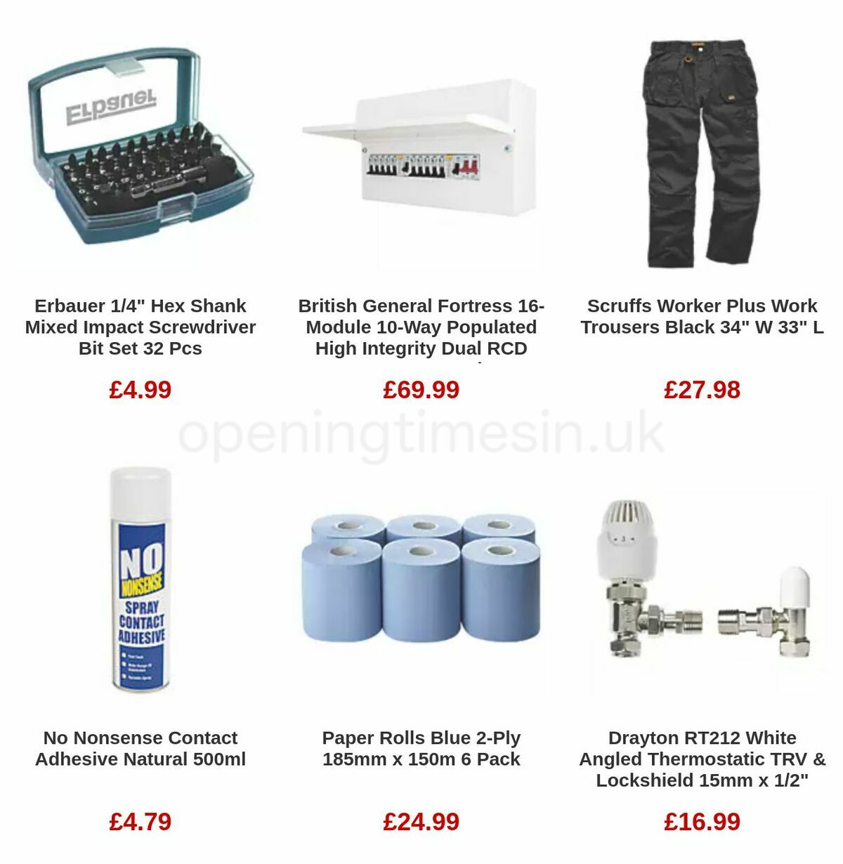 Screwfix Offers from 9 March