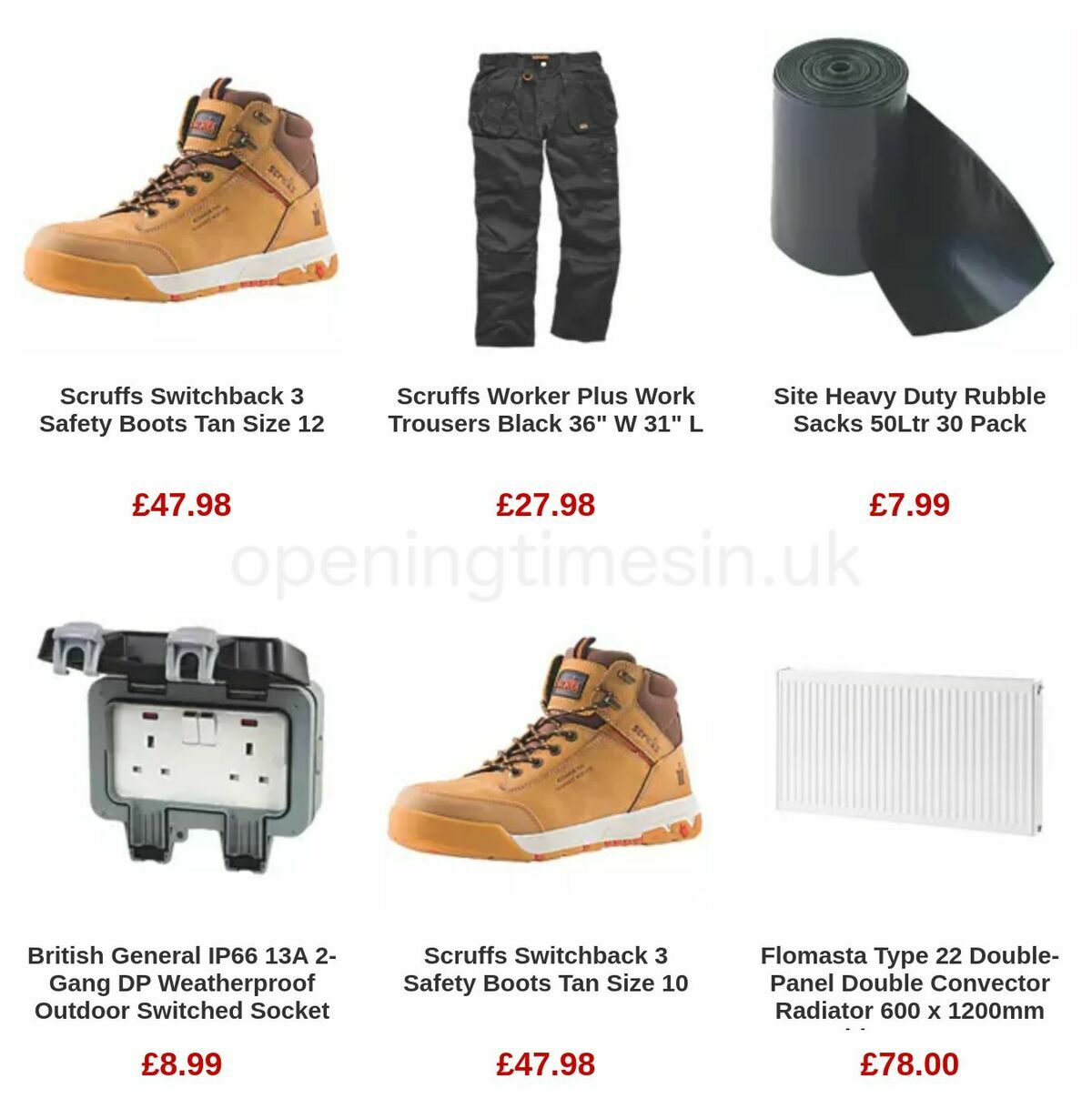 Screwfix Offers from 9 March