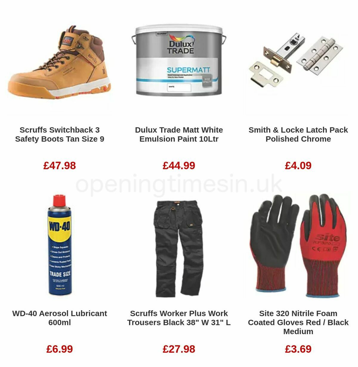 Screwfix Offers from 9 March
