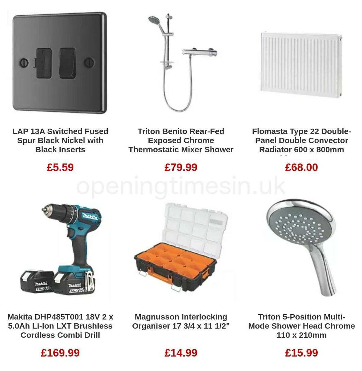 Screwfix Offers from 22 March