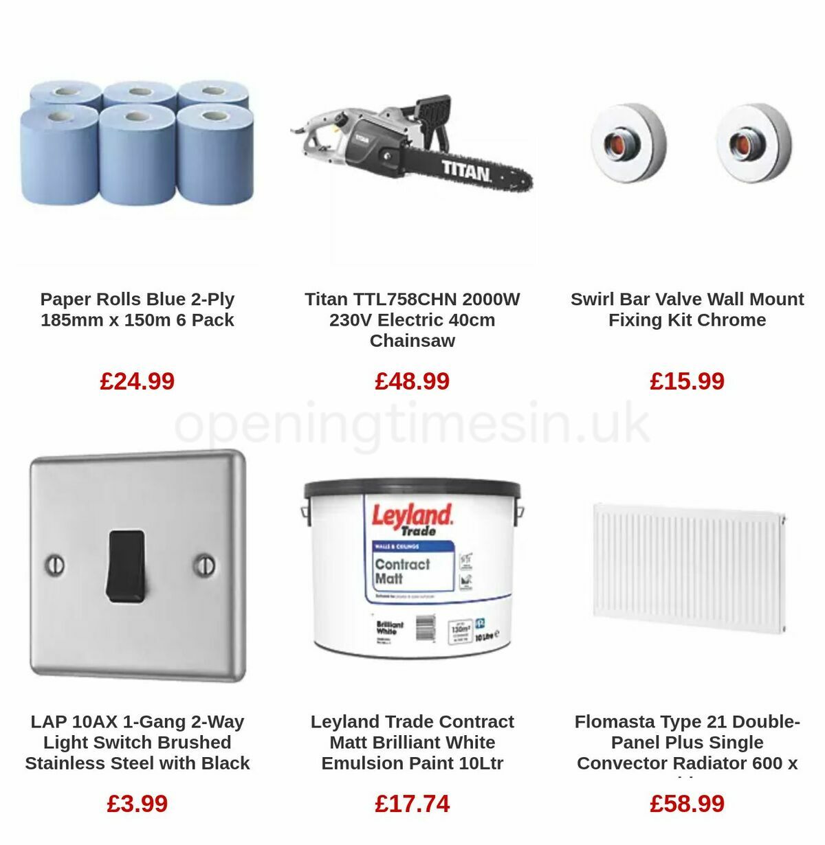 Screwfix Offers from 22 March