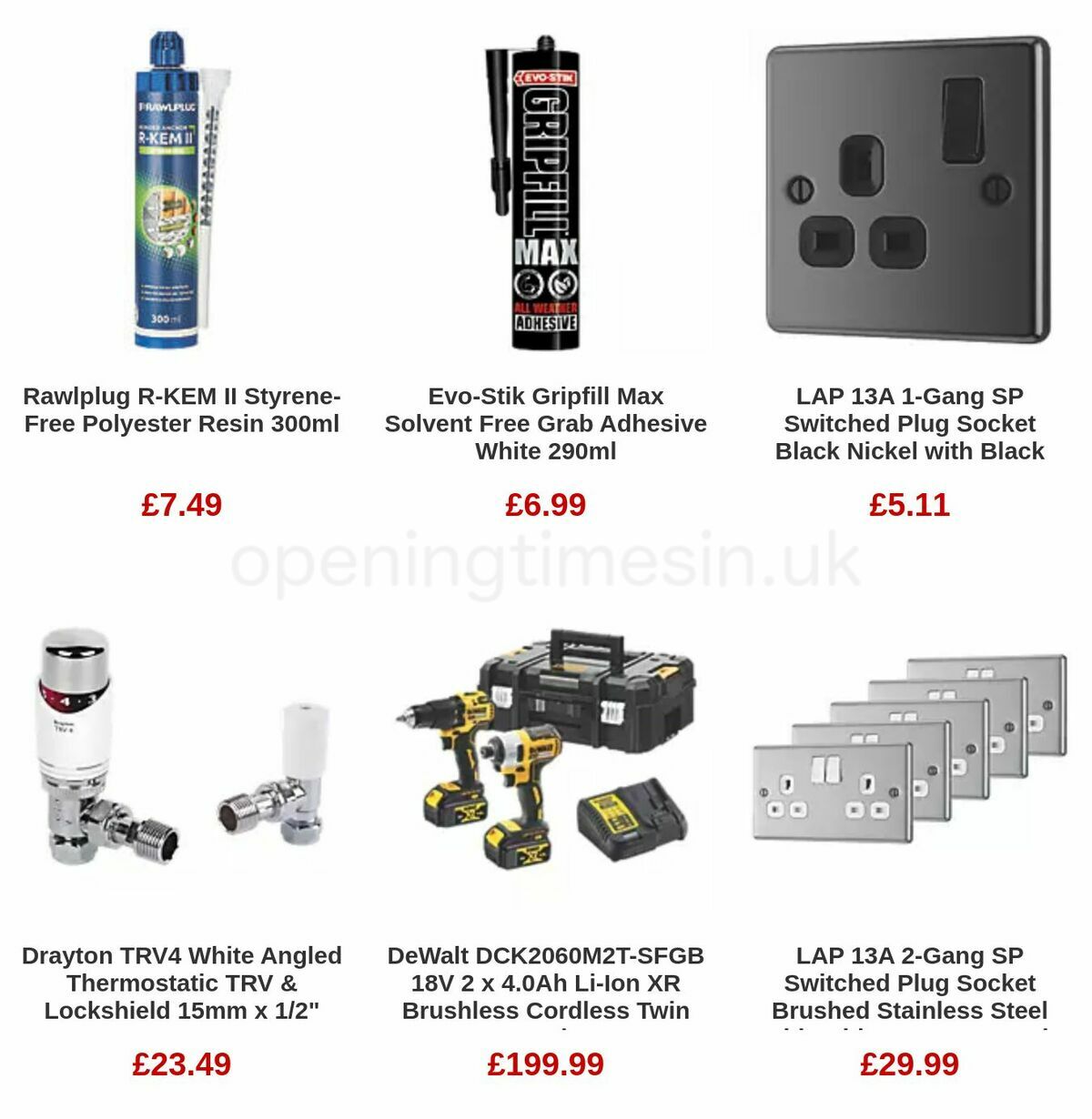 Screwfix Offers from 22 March