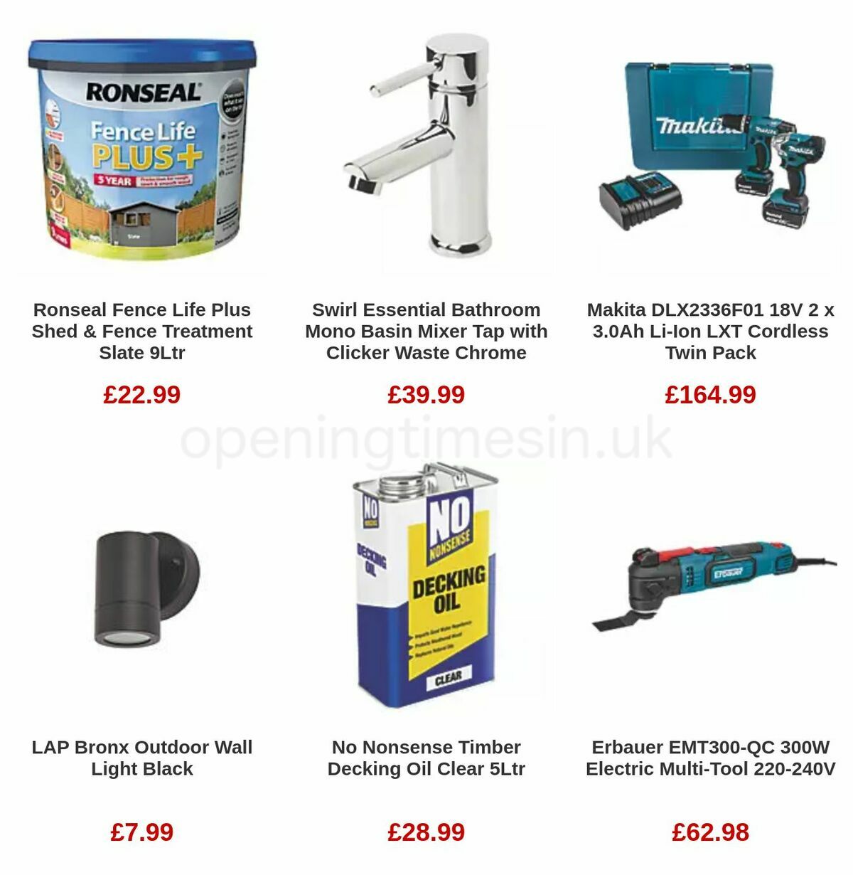 Screwfix Offers from 22 March