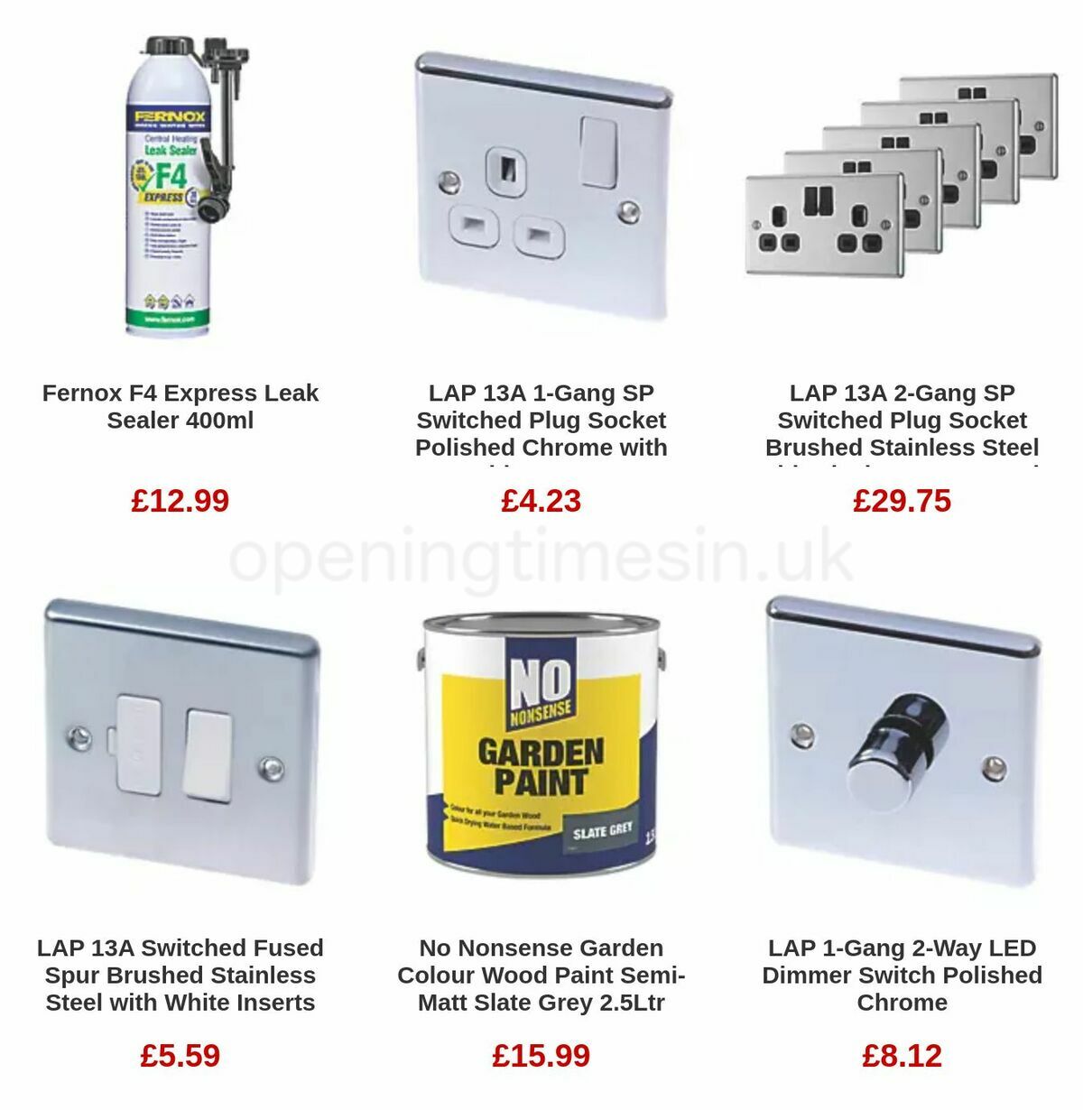 Screwfix Offers from 22 March