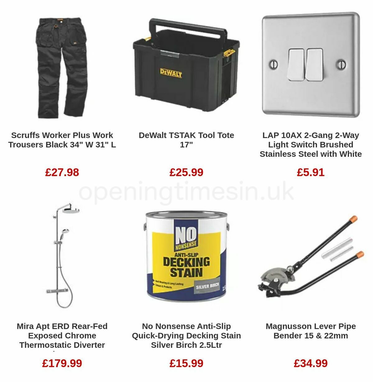 Screwfix Offers from 22 March