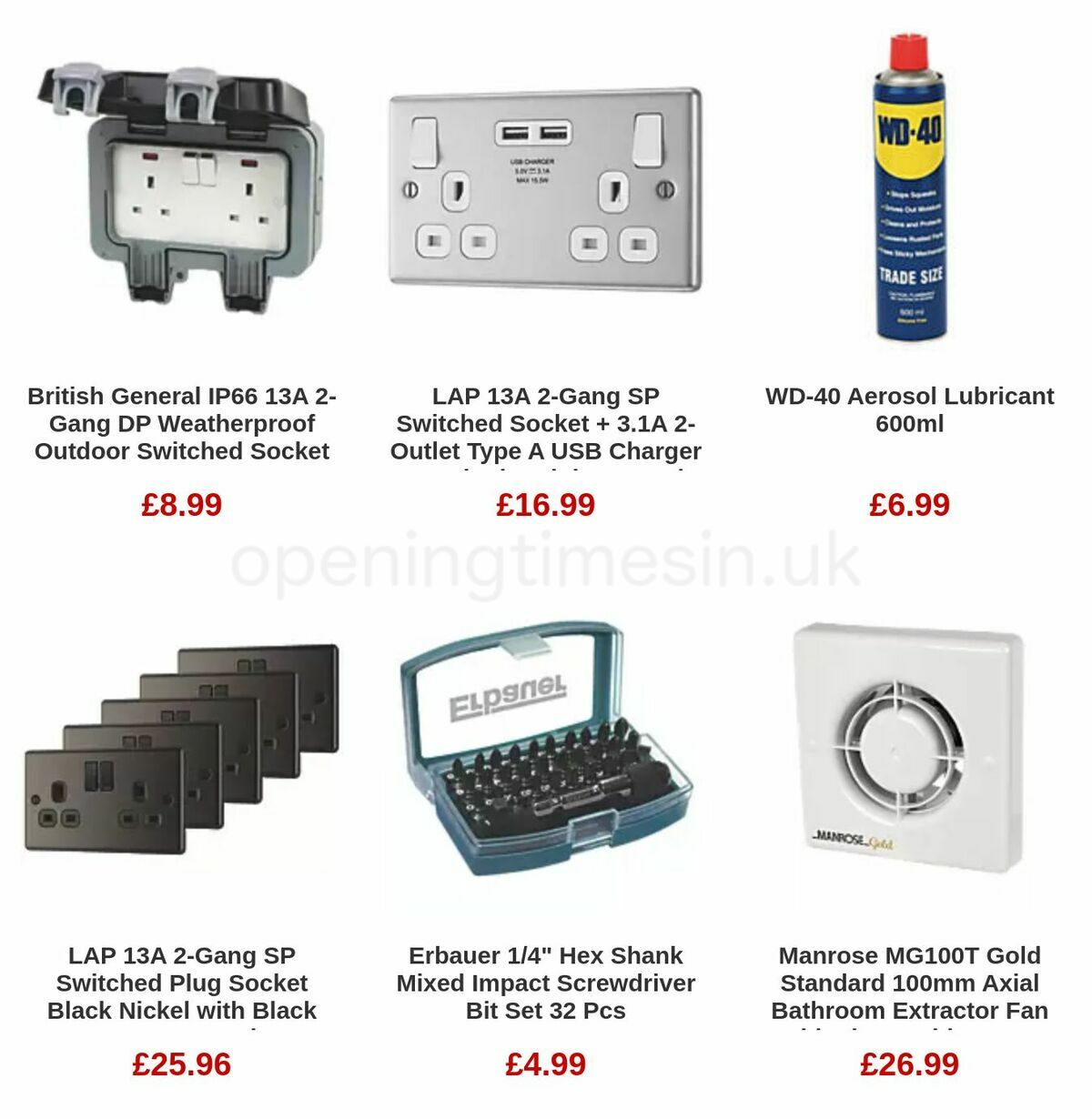 Screwfix Offers from 22 March