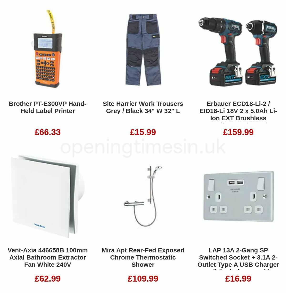 Screwfix Offers from 22 March