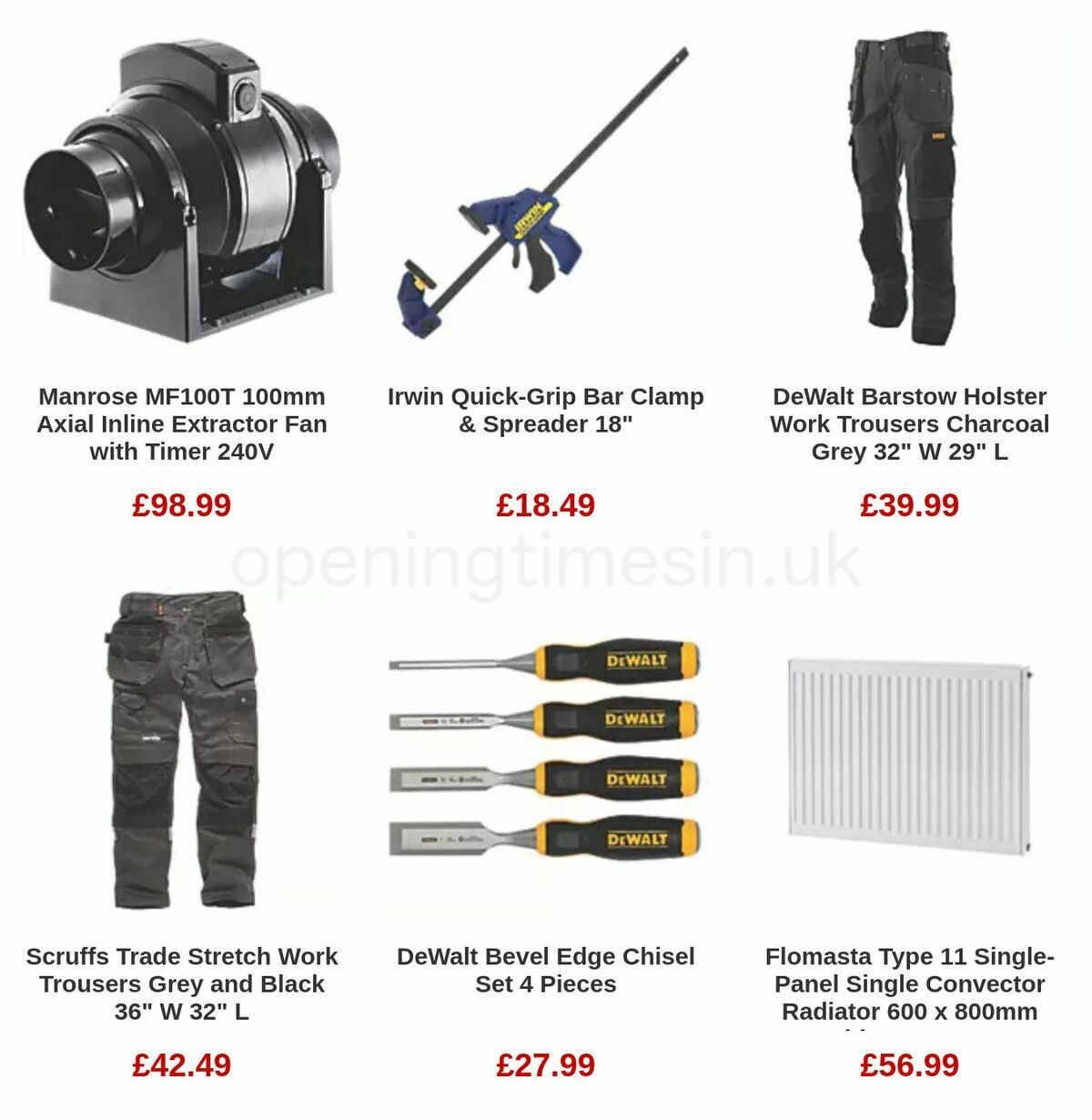 Screwfix Offers from 22 March