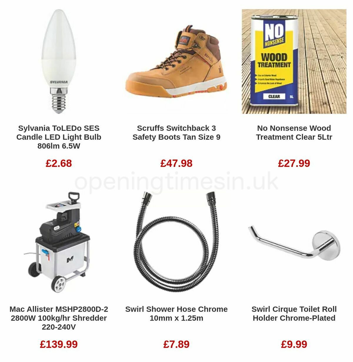 Screwfix Offers from 22 March