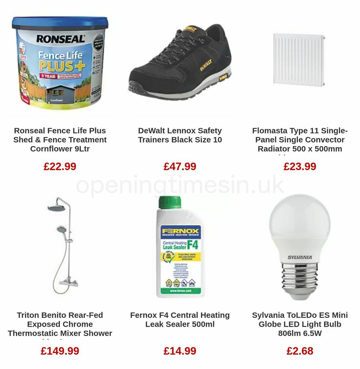 Screwfix Offers from 22 March