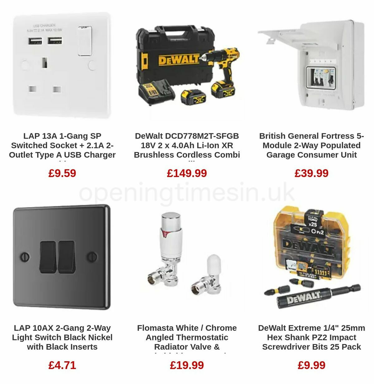 Screwfix Offers from 22 March
