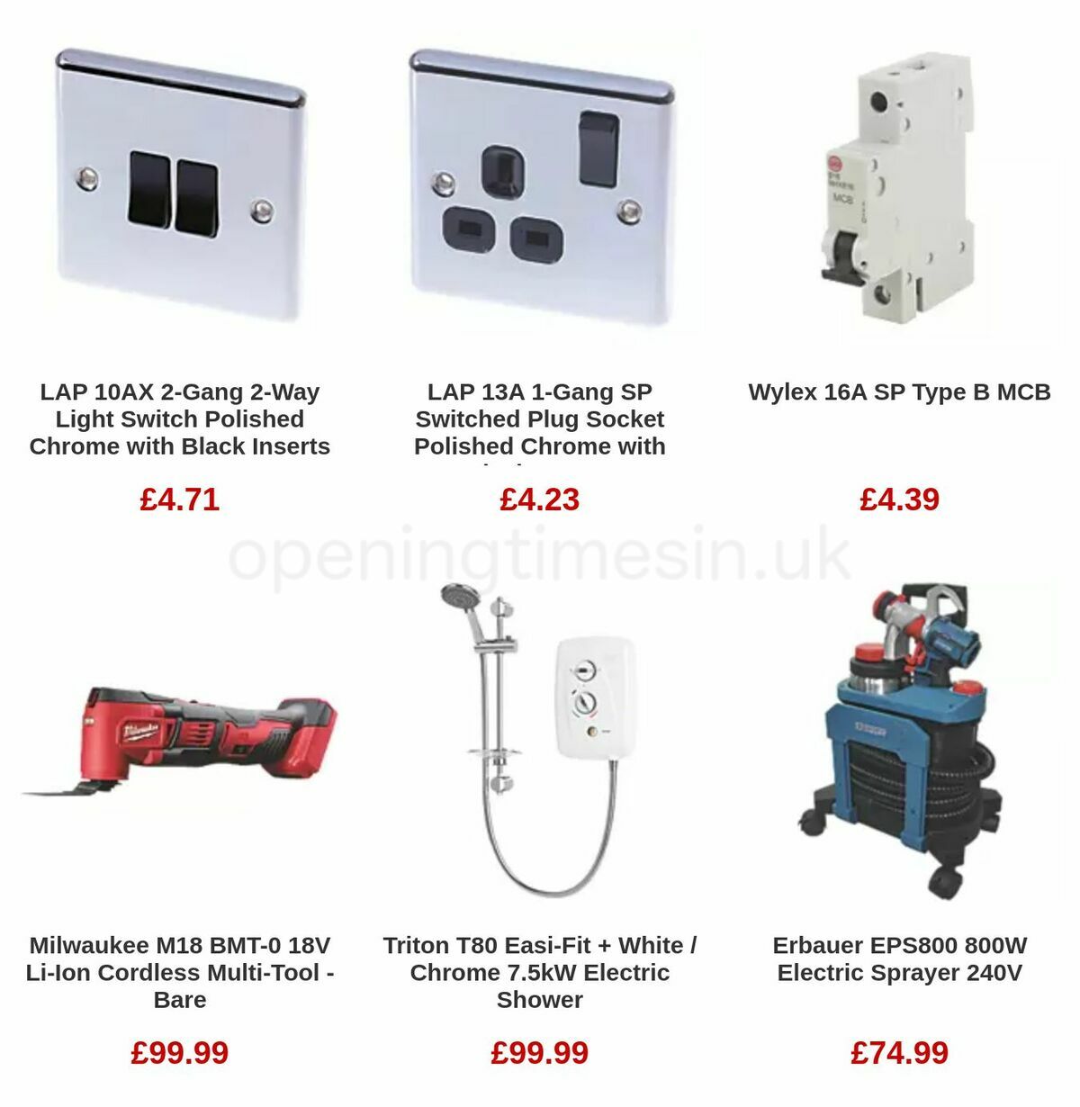 Screwfix Offers from 22 March