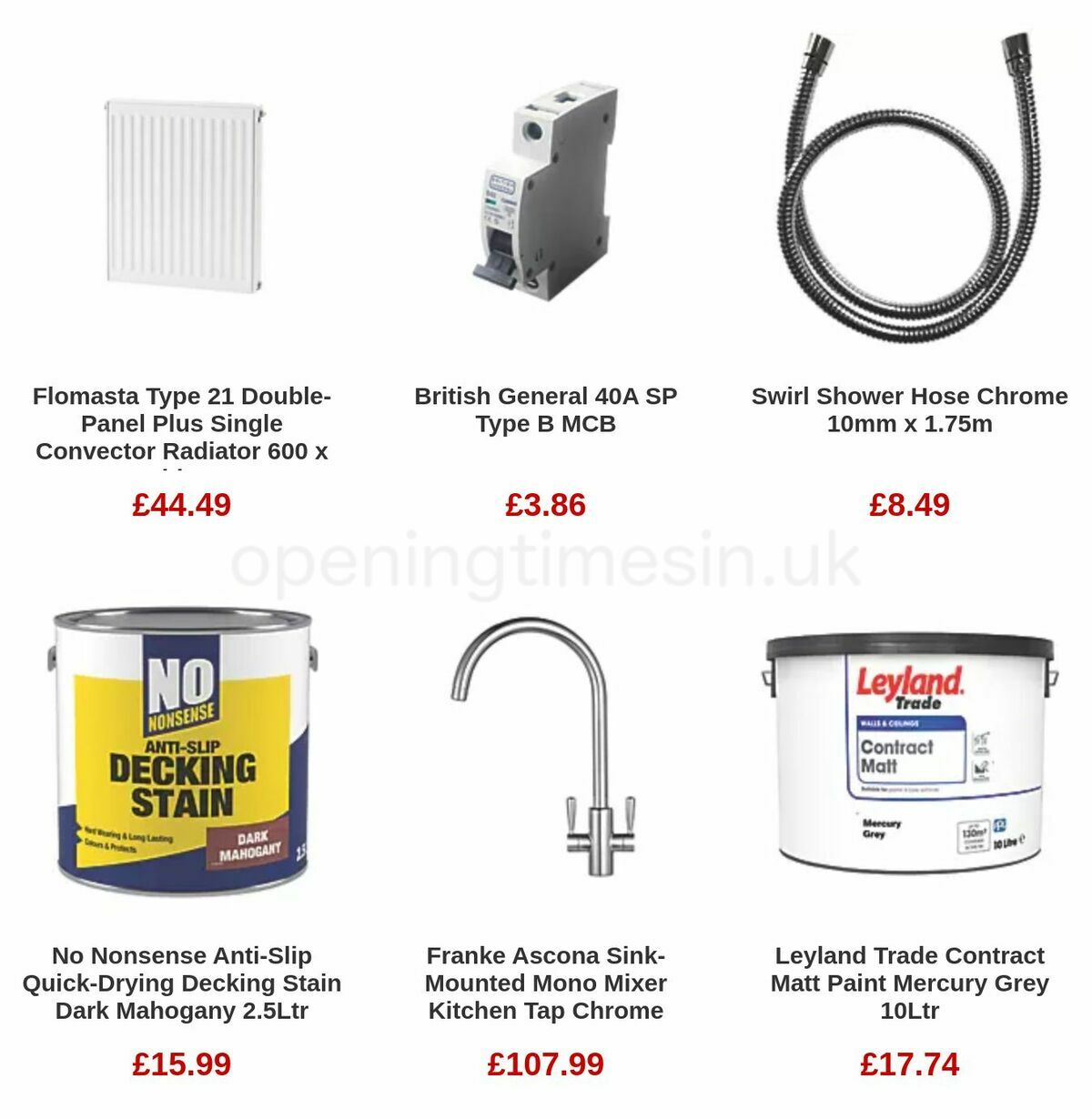 Screwfix Offers from 22 March