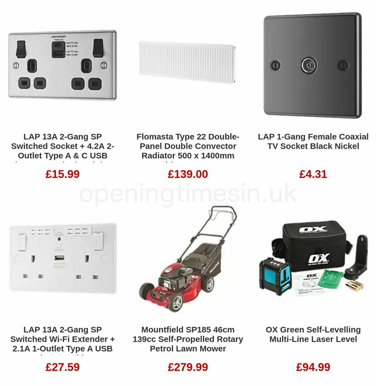 Screwfix Offers from 22 March
