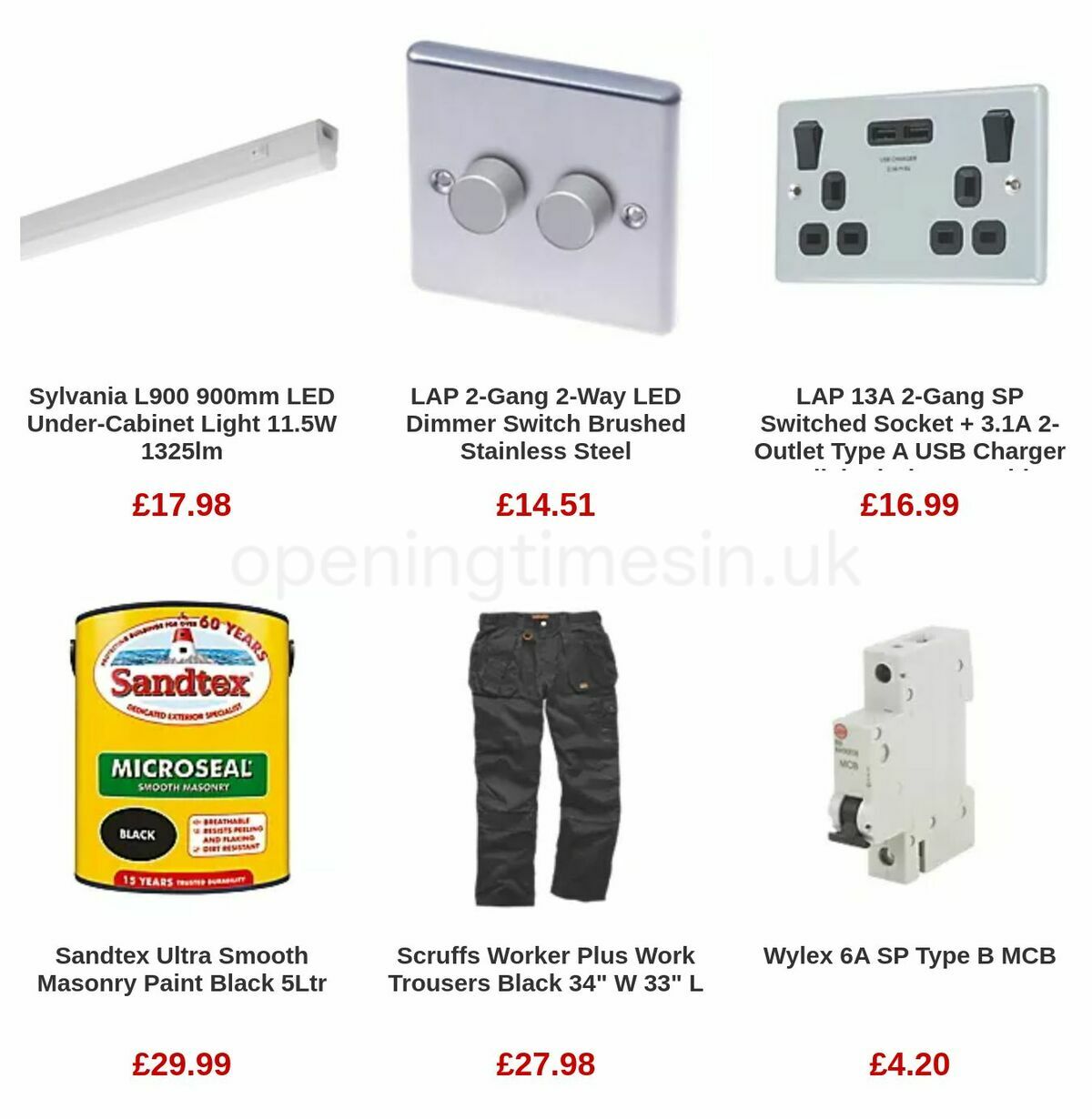 Screwfix Offers from 22 March