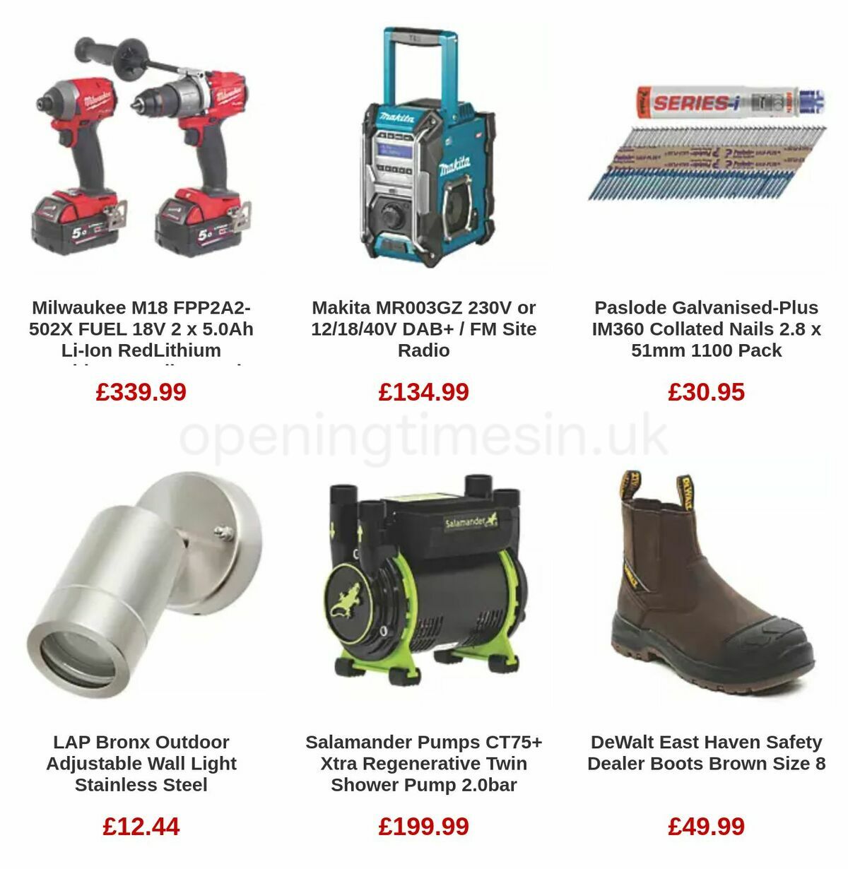 Screwfix Offers from 22 March