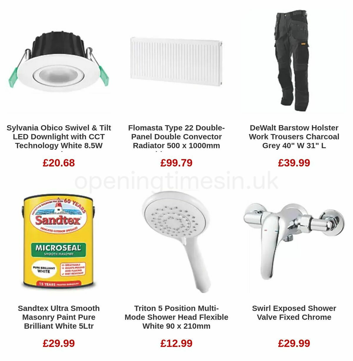Screwfix Offers from 22 March
