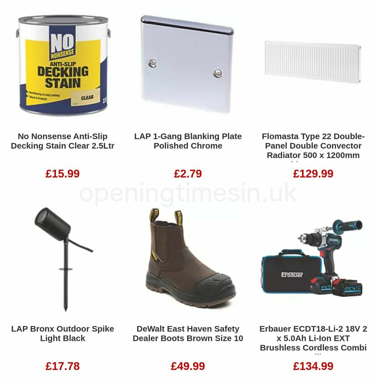 Screwfix Offers from 22 March
