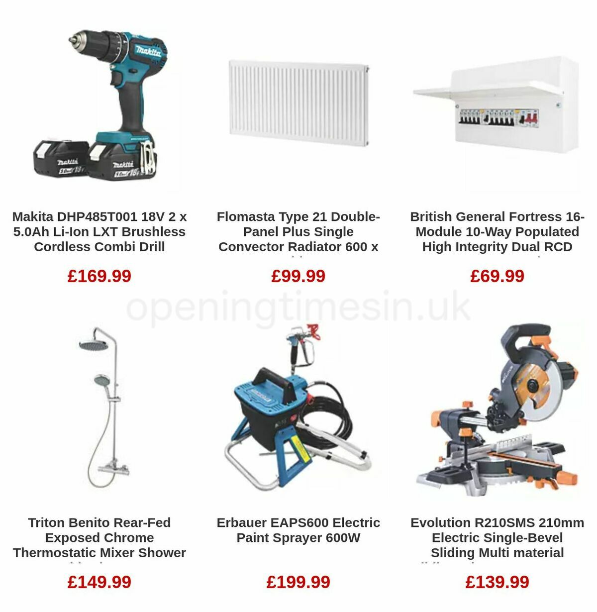Screwfix Offers from 8 May